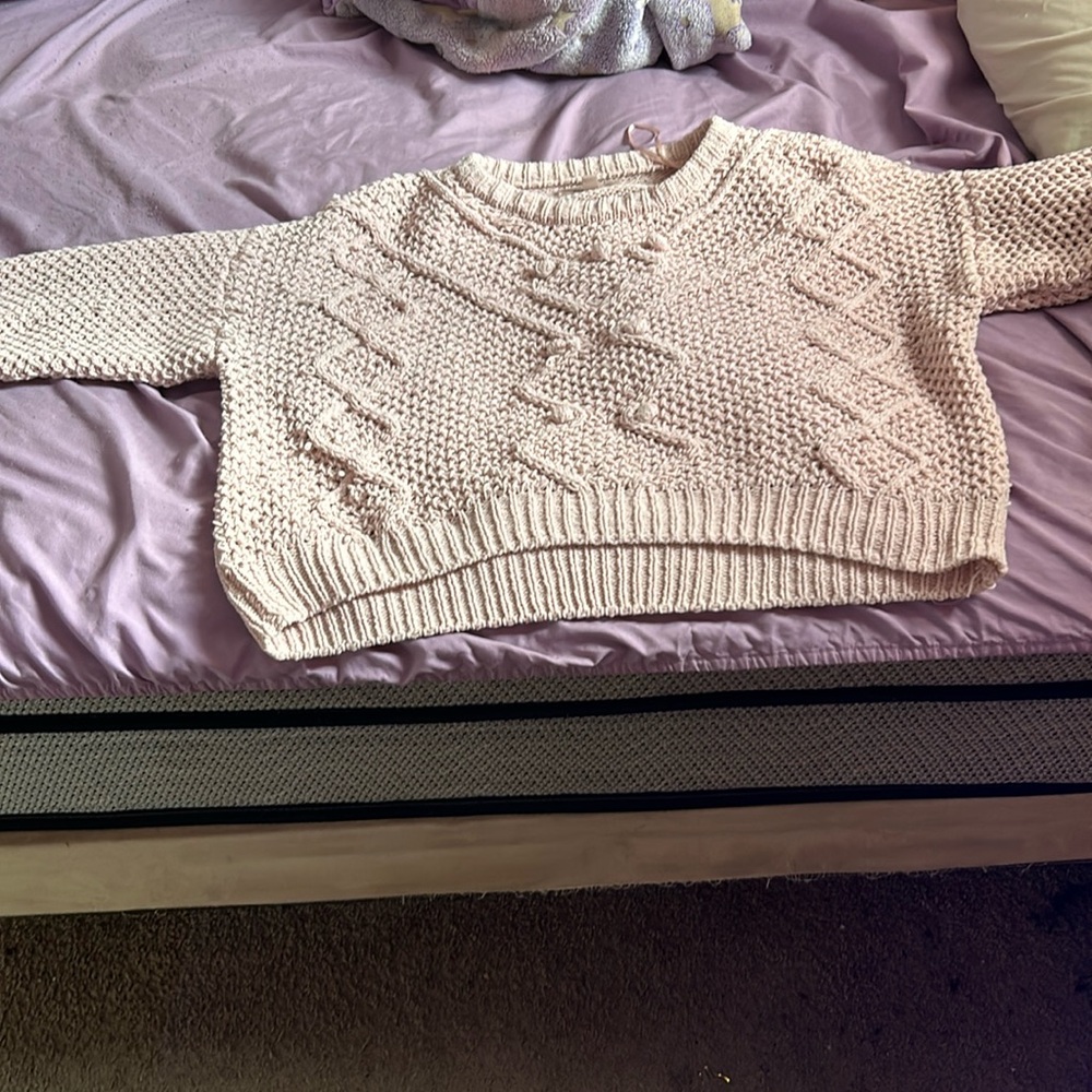 Pink sweater
